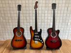 Miniatuur gitaartjes in hout. 23x8x1,5cm., Musique & Instruments, Instruments à corde | Guitares | Acoustiques, Enlèvement, Utilisé