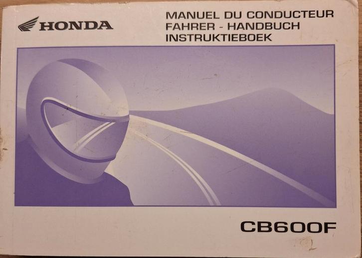 Origineel Honda CB600F Instructieboekje - Goede staat, Motoren, Handleidingen en Instructieboekjes, Honda, Verzenden