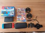 Nintendo switch + Mario games + accesoires, Games en Spelcomputers, Ophalen of Verzenden, Zo goed als nieuw