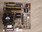 Te koop werkende mobo asus p5ld2-vm, Ophalen, Gebruikt, Socket 775, DDR2