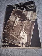 Rare magazine de 1934 le congrès eucharistique de soignies, Enlèvement ou Envoi, Utilisé