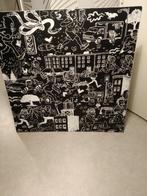 Grand tableau noir et blanc, Ophalen