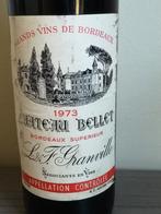 Château Bellet 1973 Bordeaux Supérieur Granville Anvers, Verzamelen, Wijnen, Ophalen of Verzenden