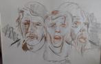 Jacques Brel 60x40cm, Ophalen of Verzenden