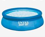 Intex zwembad rond 3.66 x 76 cm met opblaasbare rand, Rond, Gebruikt, Ophalen of Verzenden