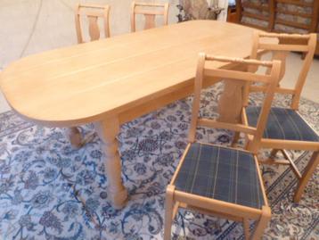 Eettafel met 4 Stoelen