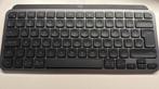 Clavier logitech Mx mini Graphite, Computers en Software, Toetsenborden, Ophalen, Ergonomisch, Zo goed als nieuw, Draadloos