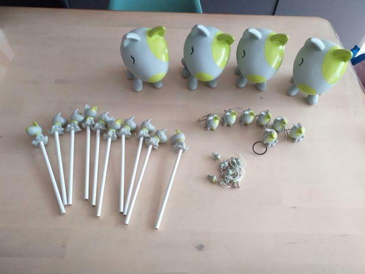 Hondje Pitou limoengroen van BB collectie UITVERKOOP, Kinderen en Baby's, Kraamcadeaus en Geboorteborden, Nieuw, Kraamcadeau, Ophalen of Verzenden