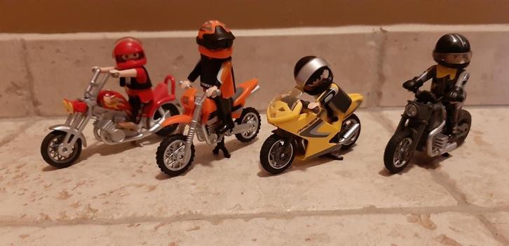 Playmobil motorrijder, Kinderen en Baby's, Speelgoed | Playmobil, Zo goed als nieuw, Ophalen of Verzenden