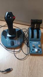 Pack officer Airbus, joystick,manette simulateur aviation, Ophalen of Verzenden