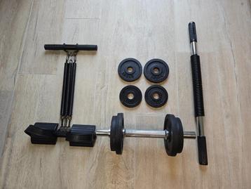 Verstelbare halter+Power Twister Buigveer +Buikspier trainer beschikbaar voor biedingen