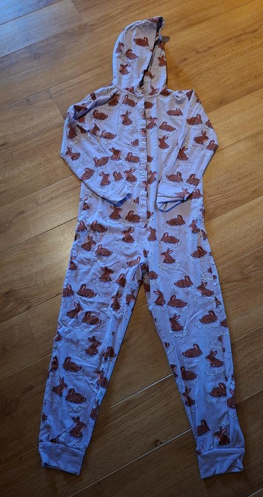 Someone lila onesie konijnen 128, Kinderen en Baby's, Kinderkleding | Maat 128, Gebruikt, Meisje, Nacht- of Onderkleding, Ophalen of Verzenden