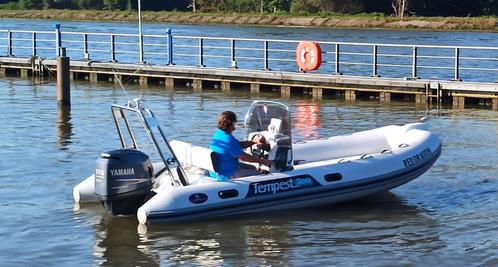 RIB boot Capelli Tempest 500 met Yamaha 115 incl Trailer, Watersport en Boten, Rubberboten, Zo goed als nieuw, Yamaha, Overige materialen