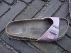 Chaussons Birkenstock Madrid en cuir rose MT38 livraison gra, Comme neuf, Rose, Birkenstock Madrid 38, Envoi