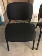 3 zwarte stoelen, Huis en Inrichting, Ophalen, Zo goed als nieuw
