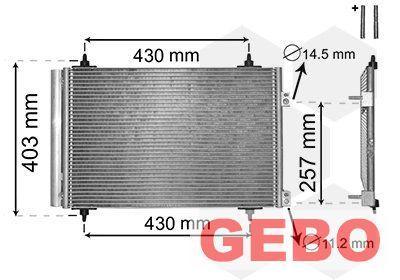 Citroen Berlingo 2008 T/M 2018 Condensor 6455GH, Auto-onderdelen, Motor en Toebehoren, Citroën, Nieuw, 6 maanden garantie, Ophalen of Verzenden