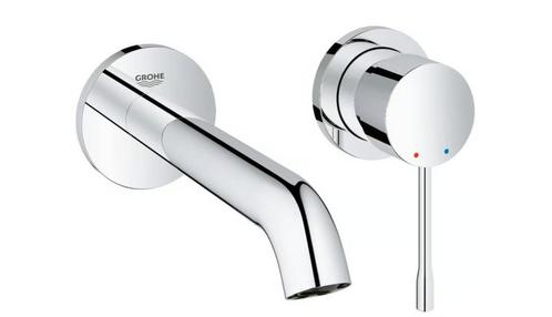 2x Grohe Essence New M inbouw wastafelkraan met inbouwdeel, Doe-het-zelf en Bouw, Sanitair, Kraan, Chroom, Ophalen