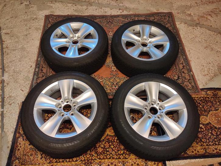 Mooie winterset voor bmw 5serie, model F10, Auto-onderdelen, Banden en Velgen, Band(en), Winterbanden, Gebruikt, Ophalen of Verzenden