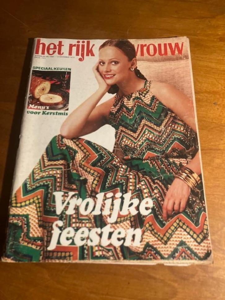 HET RIJK DER VROUW  DECEMBER 1973, Verzamelen, Tijdschriften, Kranten en Knipsels, Tijdschrift, 1960 tot 1980, Ophalen of Verzenden