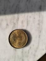 2 Francs, Bon Pour, Tunisie, 1945, Postzegels en Munten, Munten | Europa | Euromunten, Ophalen of Verzenden