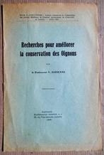 Recherches pour améliorer la conservation des Oignons - 1946, Enlèvement ou Envoi