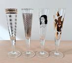 4 coupes à champagne Ritzenhoff/Goldnacht Champus/Designer, Enlèvement ou Envoi