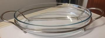 Zilveren (ovenschaal Marnix Ind Bras) beschikbaar voor biedingen