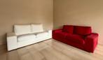 A VENDRE - Canapé KIVIK 2 places + 2 housses blanches (IKEA), Ophalen, 150 tot 200 cm, Tweepersoons, 75 tot 100 cm