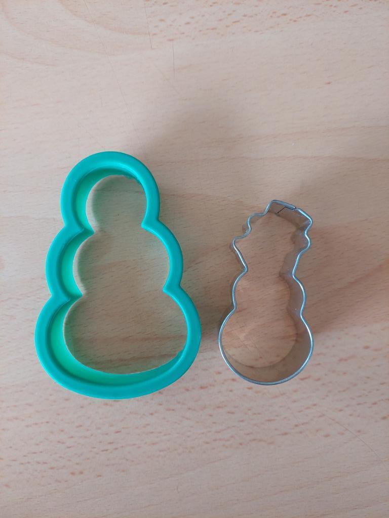 Sneeuwman uitsteker, Ophalen of Verzenden, Zo goed als nieuw, Taarten of Cupcakes, Overige typen