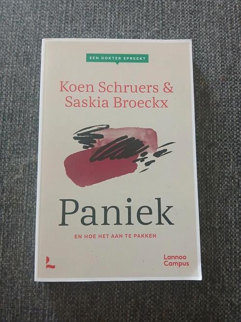 Koen Schruers - Een dokter spreekt. Paniek, Livres, Science, Enlèvement ou Envoi