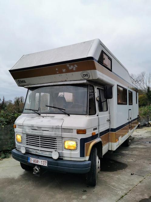 Mercedes-Benz 613D „Wilfried” Camper - Vintage en Entiè, Caravans en Kamperen, Mobilhomes, Particulier, Integraal, tot en met 6