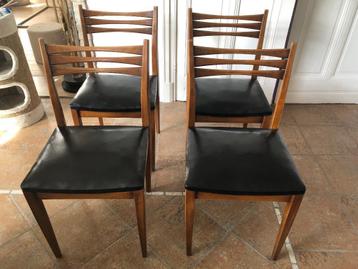 Vier vintage stoelen, Ophalen, Vier