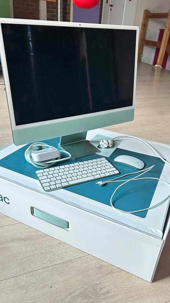 IMAC 2022 M1 vert, Informatique & Logiciels, Apple Desktops, Comme neuf, iMac, Enlèvement ou Envoi