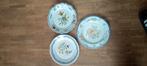 Drie decor fleurs antiques borden, Ophalen