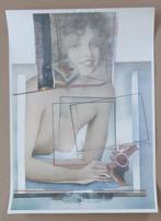 POL MARA / SENSUELE VROUW / KLEURLITHO / 72x52cm, Antiek en Kunst, Kunst | Litho's en Zeefdrukken, Ophalen of Verzenden