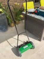 Handmaaier merk rhodos groen  zwart kleur., Tuin en Terras, Ophalen, Gebruikt, 40 t/m 49 cm, Handgrasmaaier