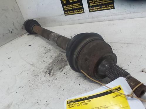 Aandrijfas links-voor van een Peugeot 207, Auto-onderdelen, Remmen en Aandrijving, Peugeot, Gebruikt, 3 maanden garantie, Ophalen of Verzenden