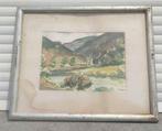 Aquarelle paysage signe max legout, Antiquités & Art, Art | Peinture | Classique, Enlèvement ou Envoi