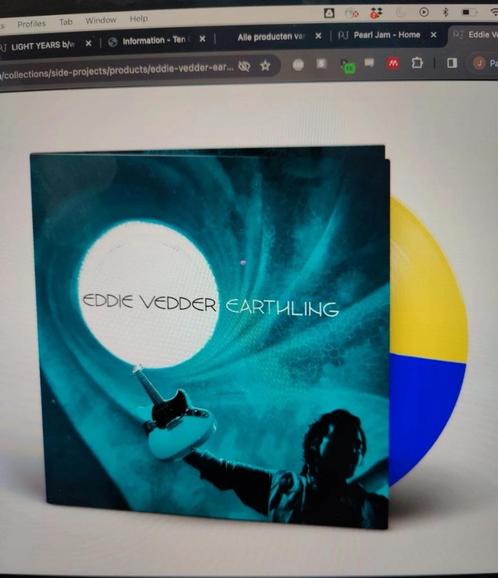 LP Eddie Vedder - Earthling [Coloured viny - Sealed], Cd's en Dvd's, Vinyl | Rock, Nieuw in verpakking, Singer-songwriter, 12 inch