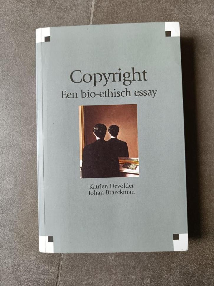 Boek Copyright, een bio-ethisch essay - Devolder & Braeckman, Boeken, Filosofie, Zo goed als nieuw, Wijsbegeerte of Ethiek, Ophalen of Verzenden