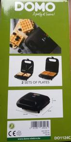 Wafelijzer en croq toestel NIEUW!!!, Electroménager, Gaufriers, Enlèvement ou Envoi