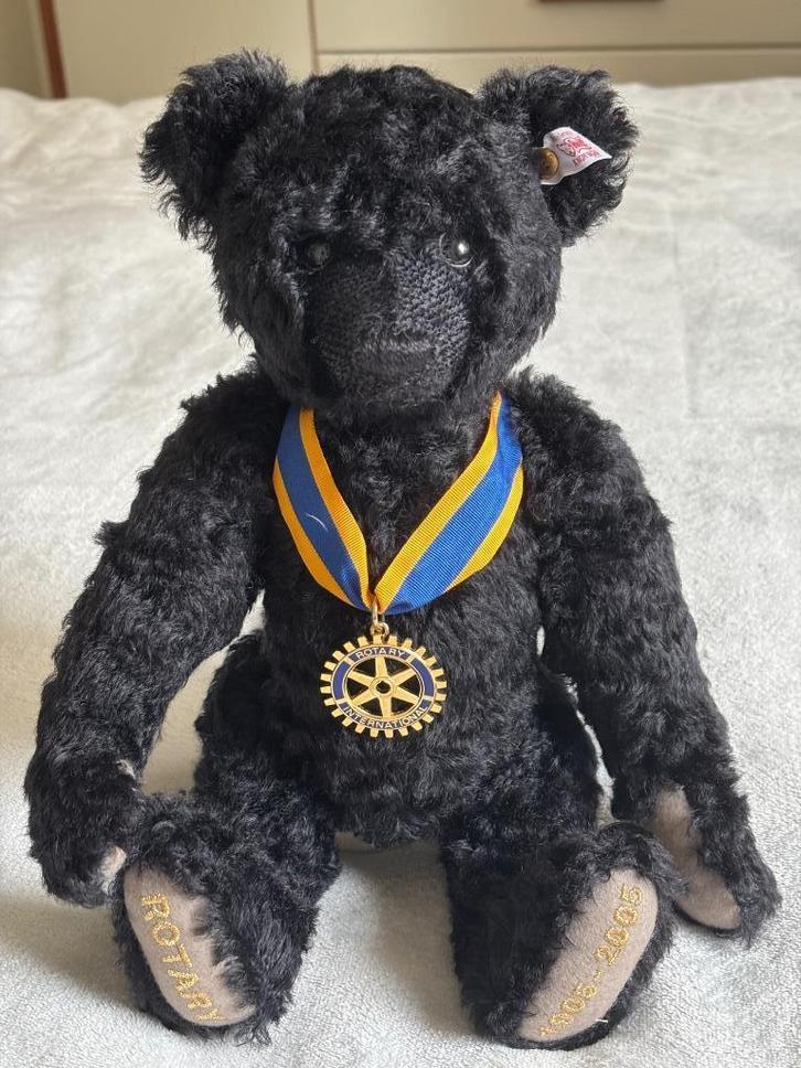 Steiff Rotary 1905-2005, Verzamelen, Beren en Cherished Teddies, Zo goed als nieuw, Stoffen beer, Steiff, Ophalen of Verzenden