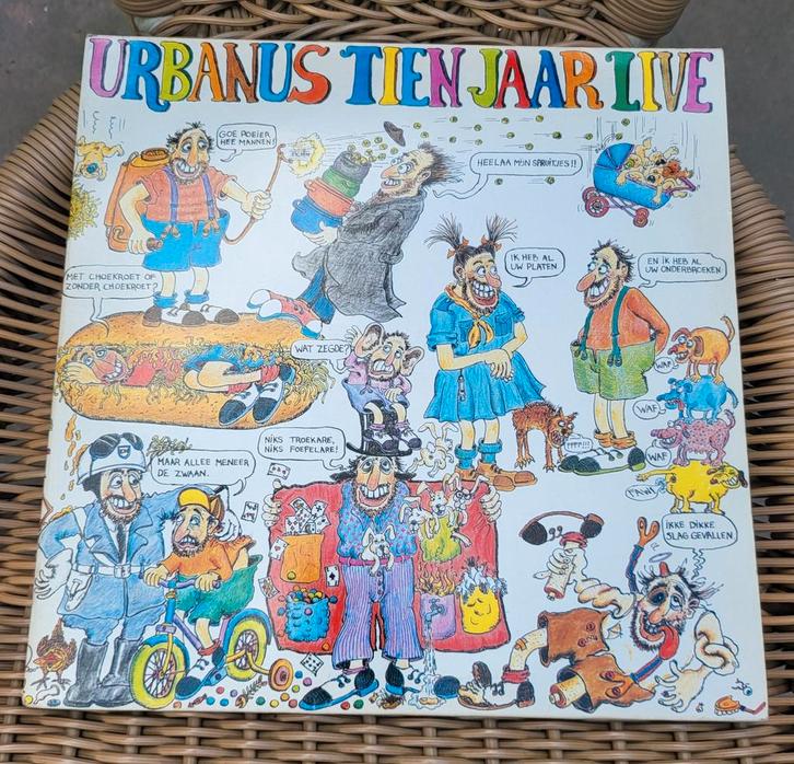 Urbanus 10 jaar live, Cd's en Dvd's, Vinyl | Nederlandstalig, Zo goed als nieuw, Ophalen of Verzenden