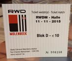 Ticket RWDM  - Halle 2015, Ophalen of Verzenden, Zo goed als nieuw
