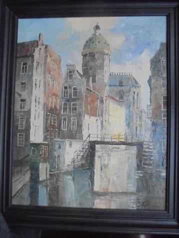 Louis Bron  1884 - 1959  Stadsgezicht Amsterdam beschikbaar voor biedingen