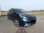 Kia Niro 1.6 GDi HEV Fusion hybride -GPS/LEER/AIRCO/CARPLAY, Auto's, 88 g/km, Gebruikt, Zwart, Blauw