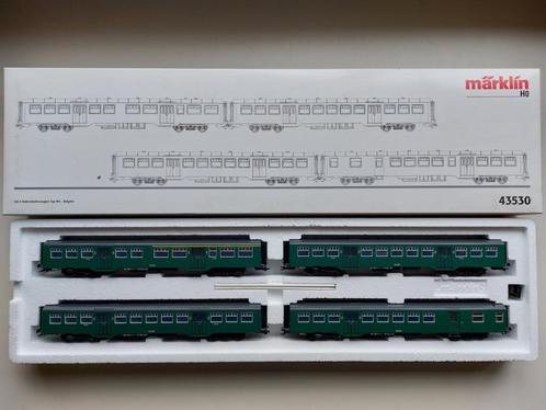 Marklin HO 43530 Set 4 buurtrijtuigen, Hobby en Vrije tijd, Modeltreinen | H0, Nieuw, Treinset, Märklin, Ophalen of Verzenden