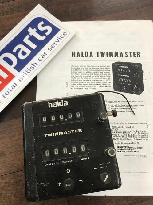 Halda Twinmaster met aluminium behuizing TWM1., Autos : Pièces & Accessoires, Autres pièces automobiles, Utilisé, Enlèvement ou Envoi