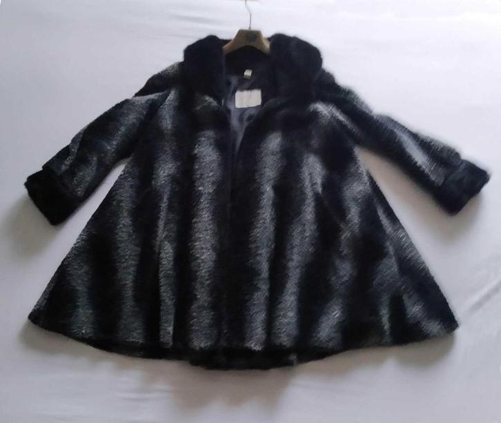Couture Helene Imitatie Bontmantel, Vêtements | Femmes, Vestes | Hiver, Comme neuf, Noir, Enlèvement