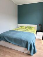 Malm ikea bed 2-persoons wit, Huis en Inrichting, Slaapkamer | Bedden, Ophalen, Zo goed als nieuw, Wit